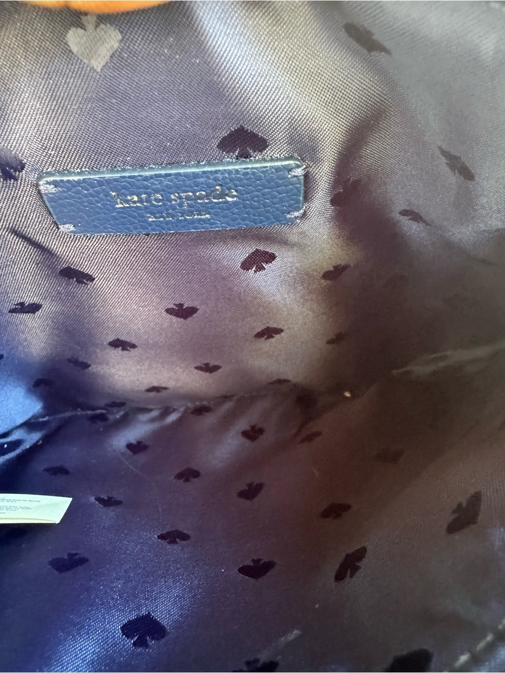 kate spade Navy Floral Print Crossbody with Gold Hardware - Picture 8 of 8